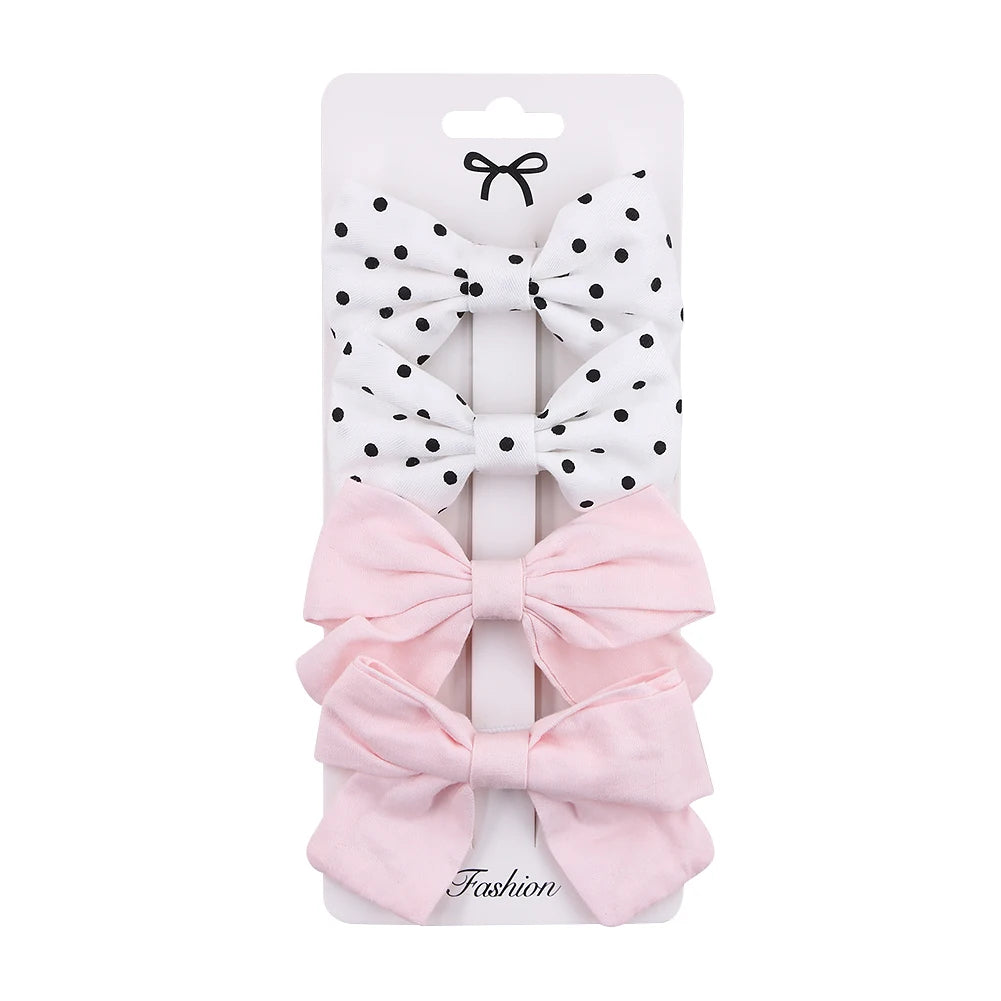 4pcs Clip per capelli a filo leopardo set