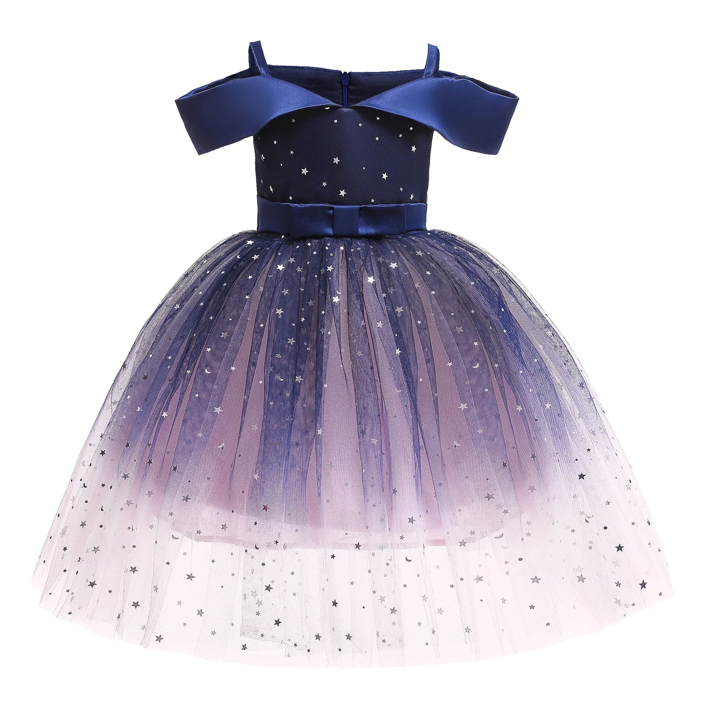 Abito da principessa a strisce floreali