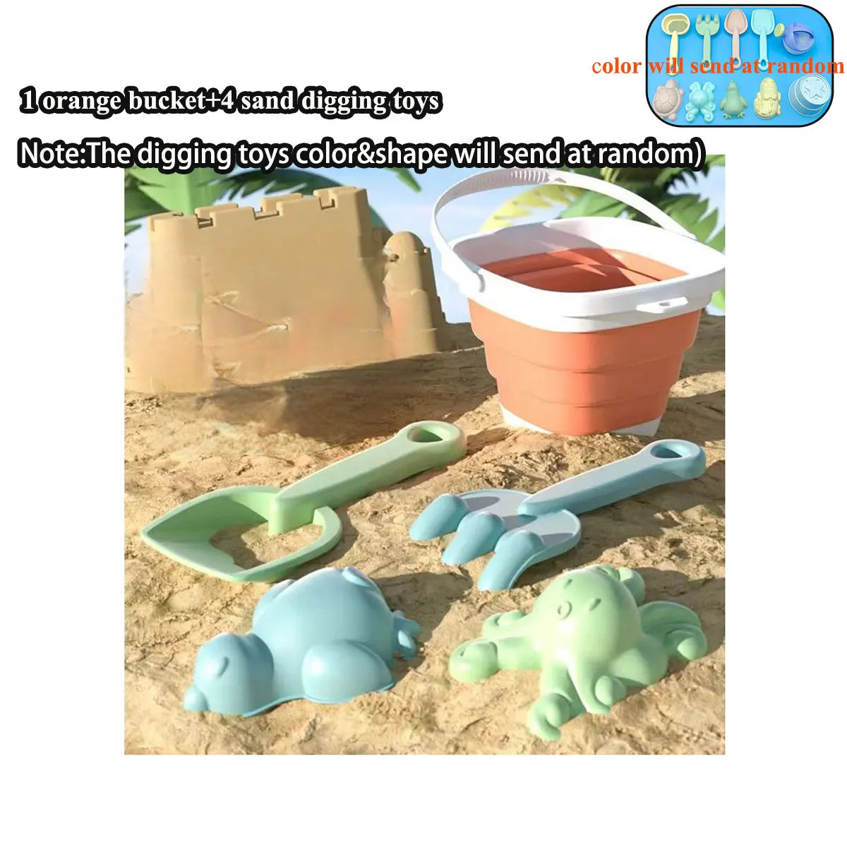 Juego de juguetes de arena y agua de playa
