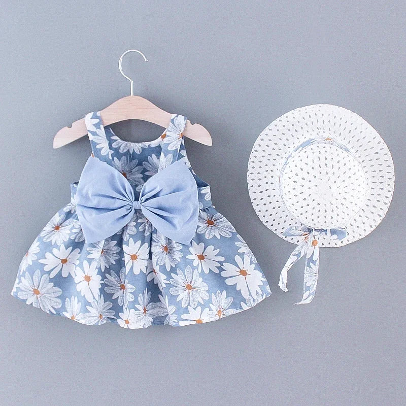 Summer New Girls Dress Floral