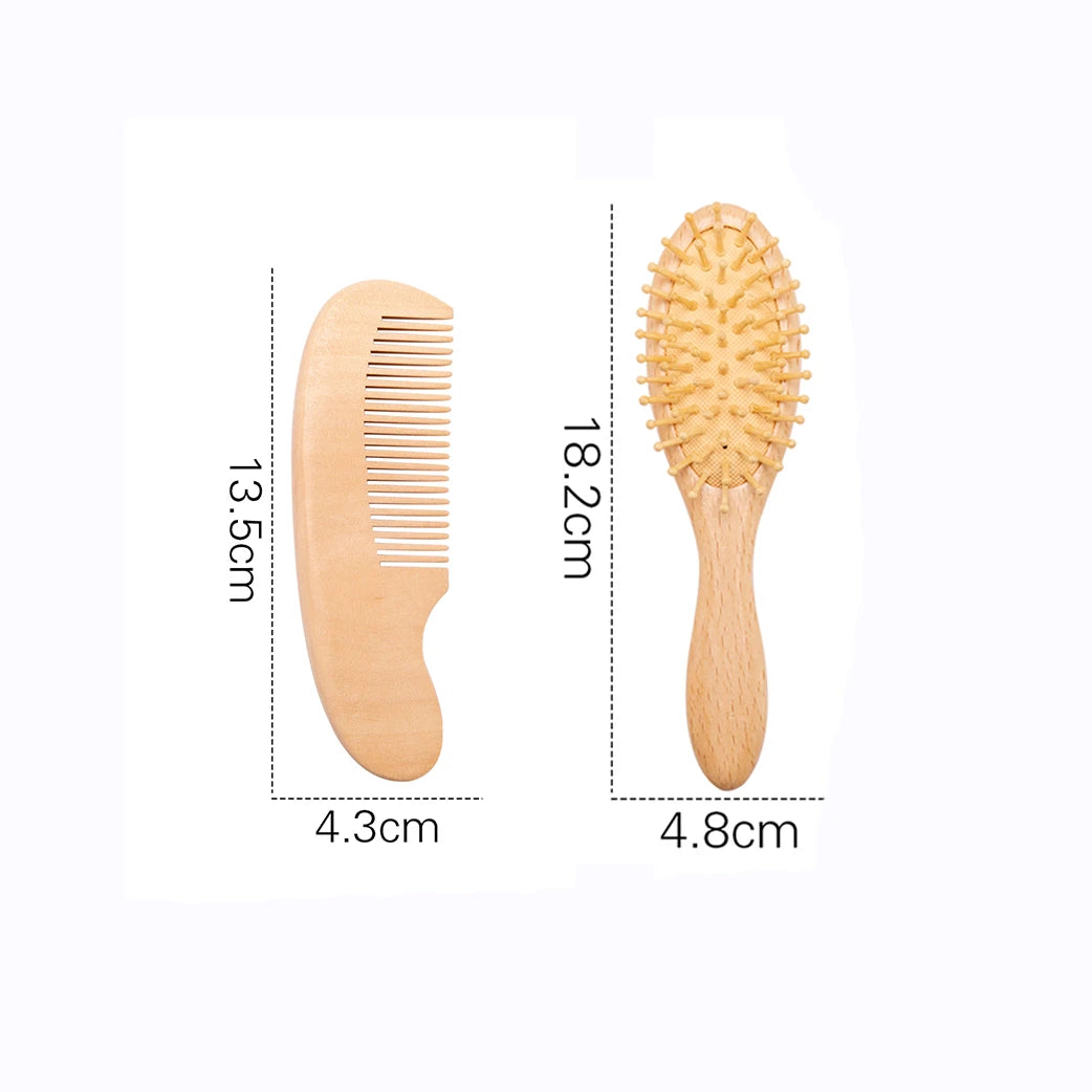 Set di pettini per capelli da 3pc e pennelli
