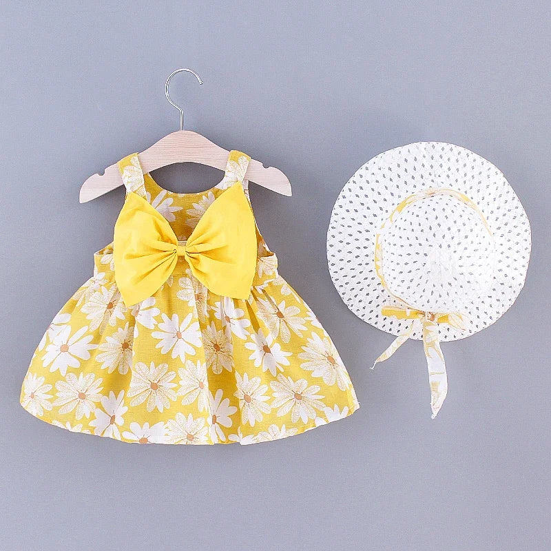Summer New Girls Dress Floral