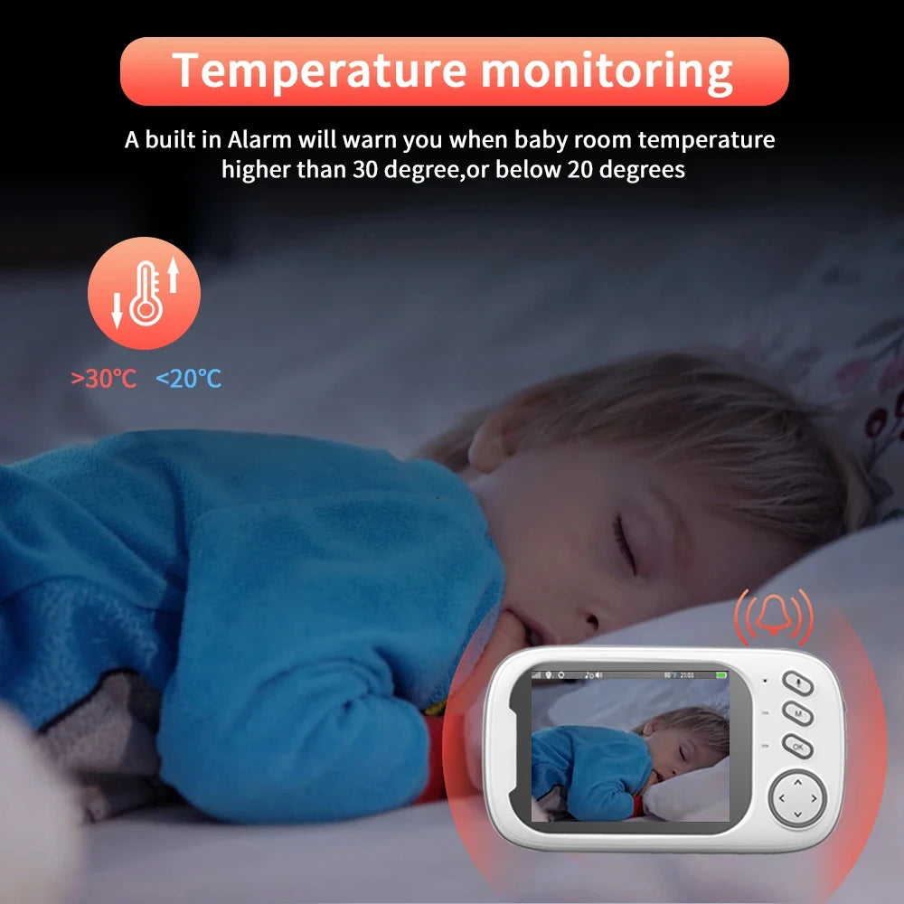 Monitor de bebé inalámbrico CDYCAM 3.5 "