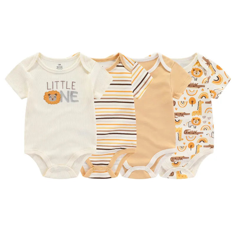 Bodysuit de dibujos animados de 4 piezas