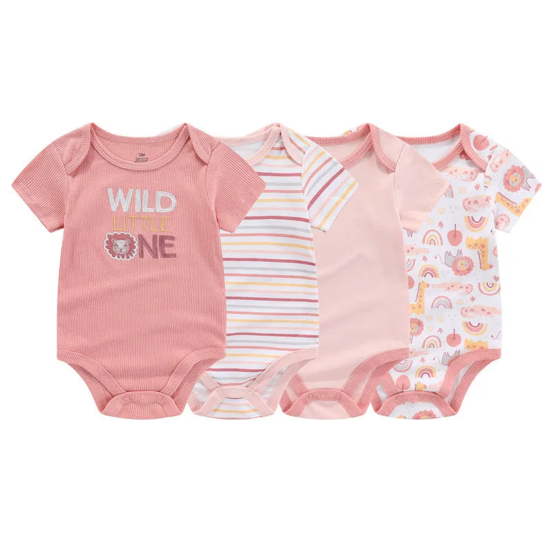 Bodysuit de dibujos animados de 4 piezas