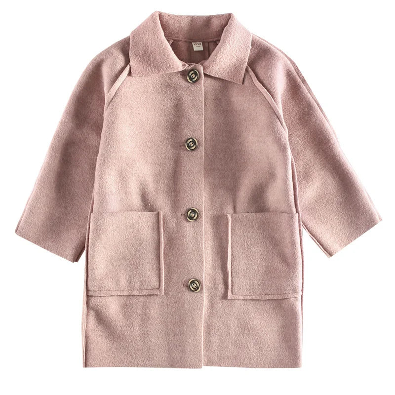 Inverno per bambini in lana miscela per le ragazze