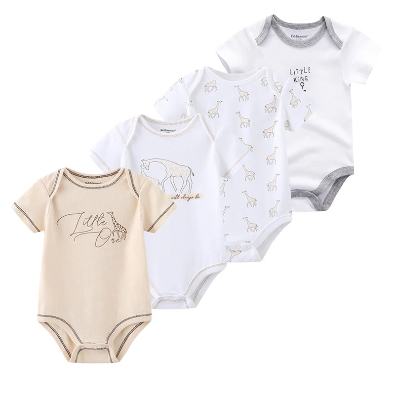 4 piezas Bodysuit recién nacidos