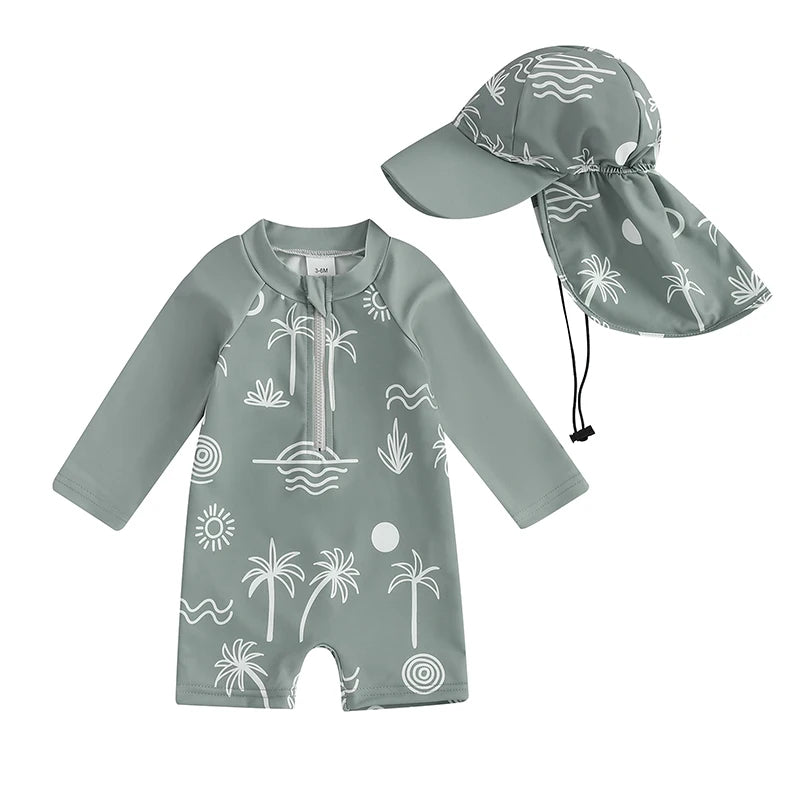 Costume da bagno per la guardia eruttinata per ragazzi/ragazze per bambini