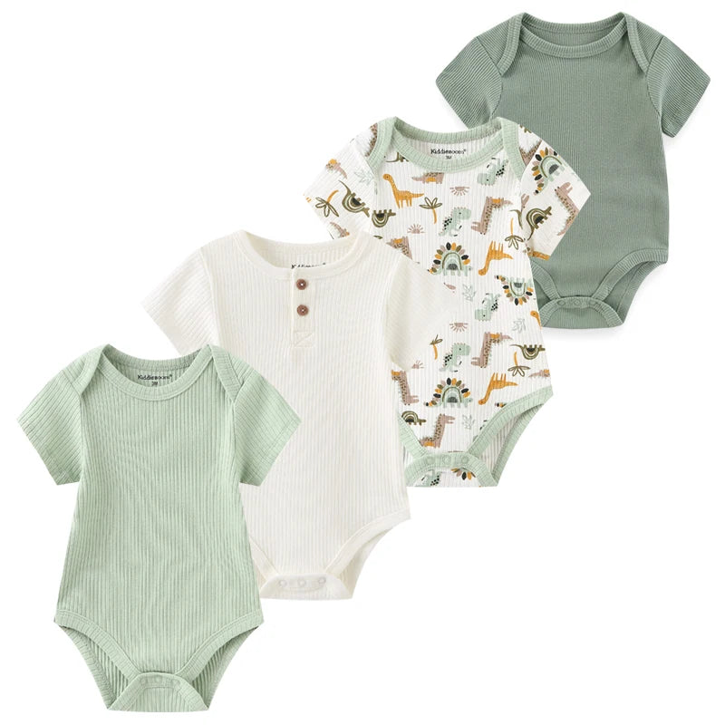 4 piezas Bodysuit recién nacidos