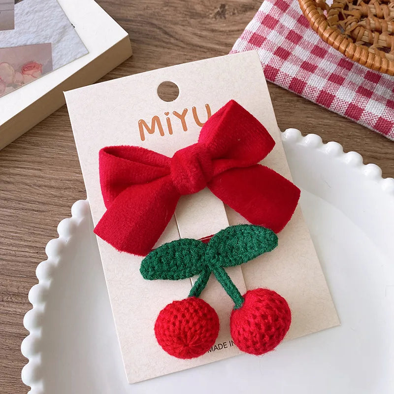 4pcs clip per capelli con prua
