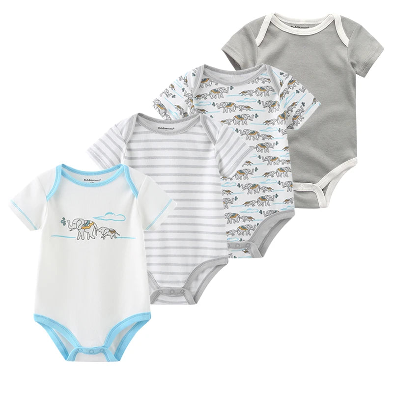 4 piezas Bodysuit recién nacidos