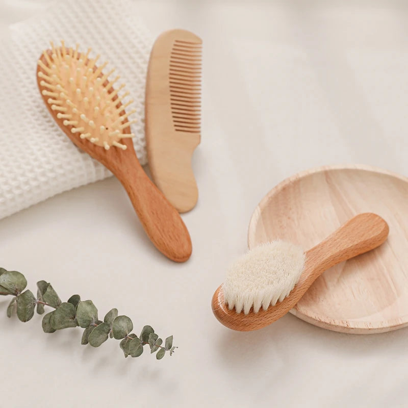 Set di pettini per capelli da 3pc e pennelli
