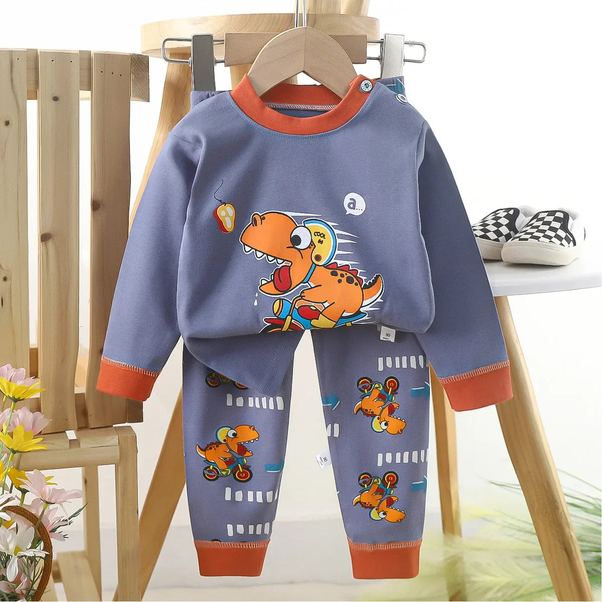 Juego de pijama divertido de construcción