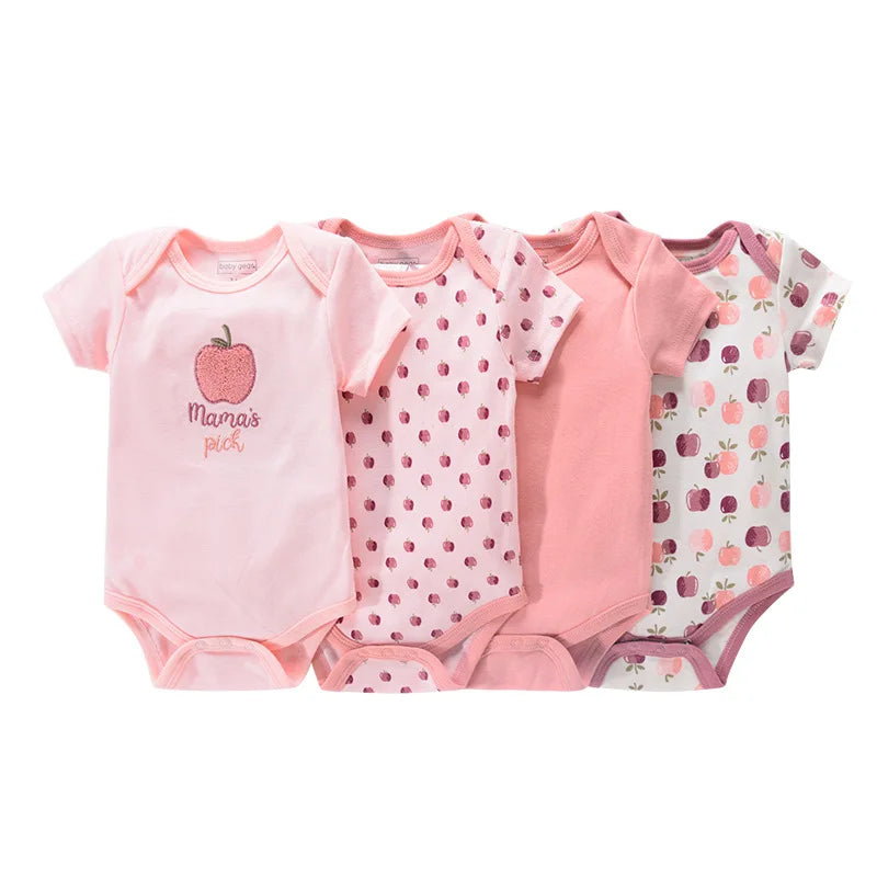 4 piezas Bodysuit recién nacidos