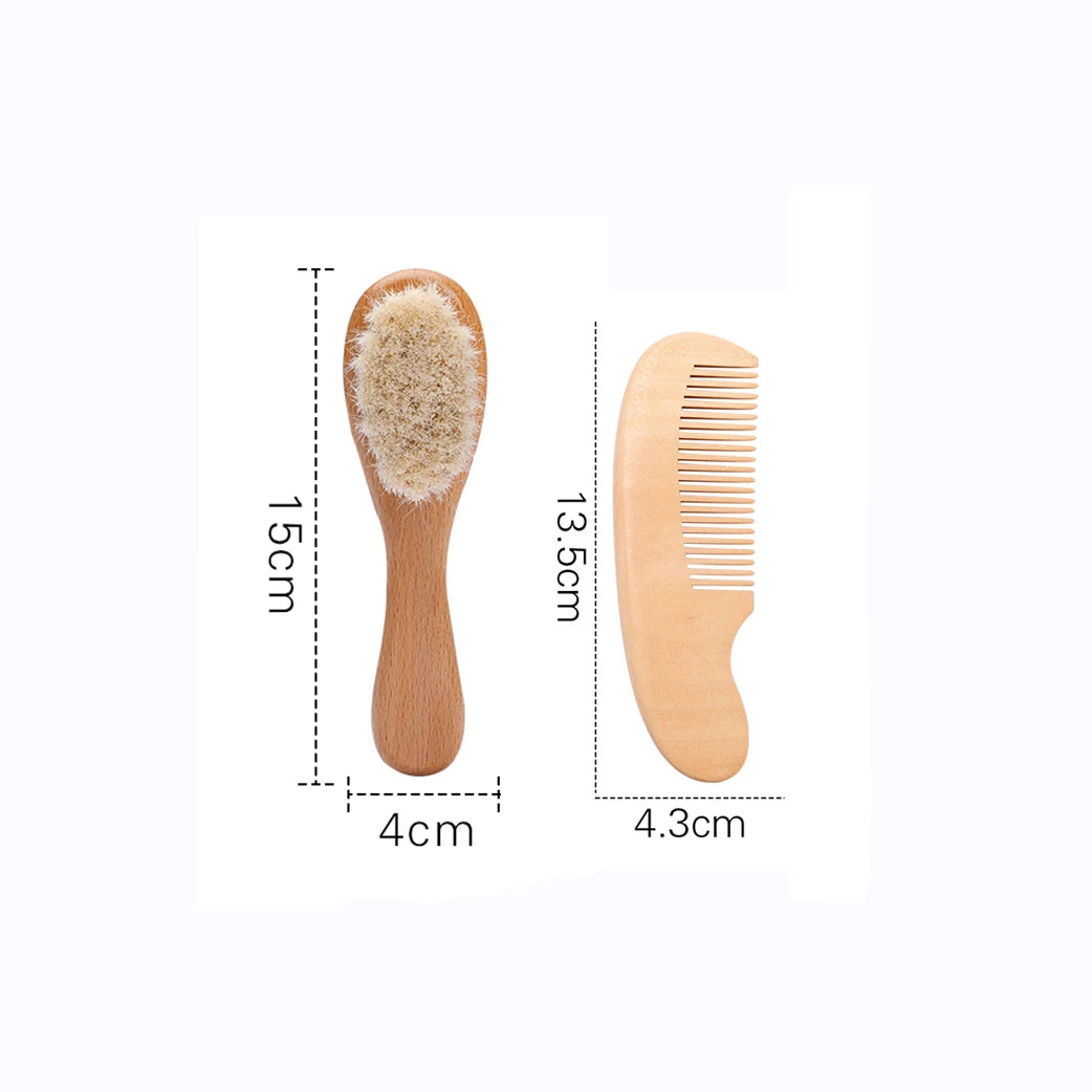 Set di pettini per capelli da 3pc e pennelli