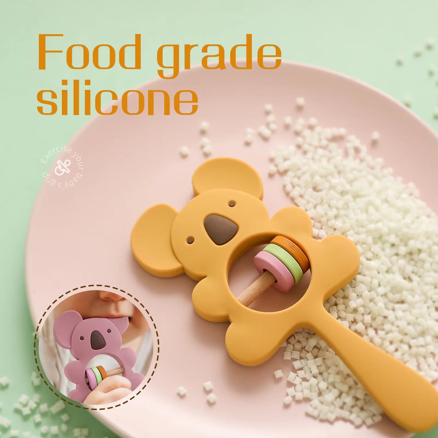 Ráfaga de silicona para bebés para bebés