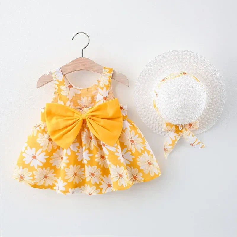 Summer New Girls Dress Floral