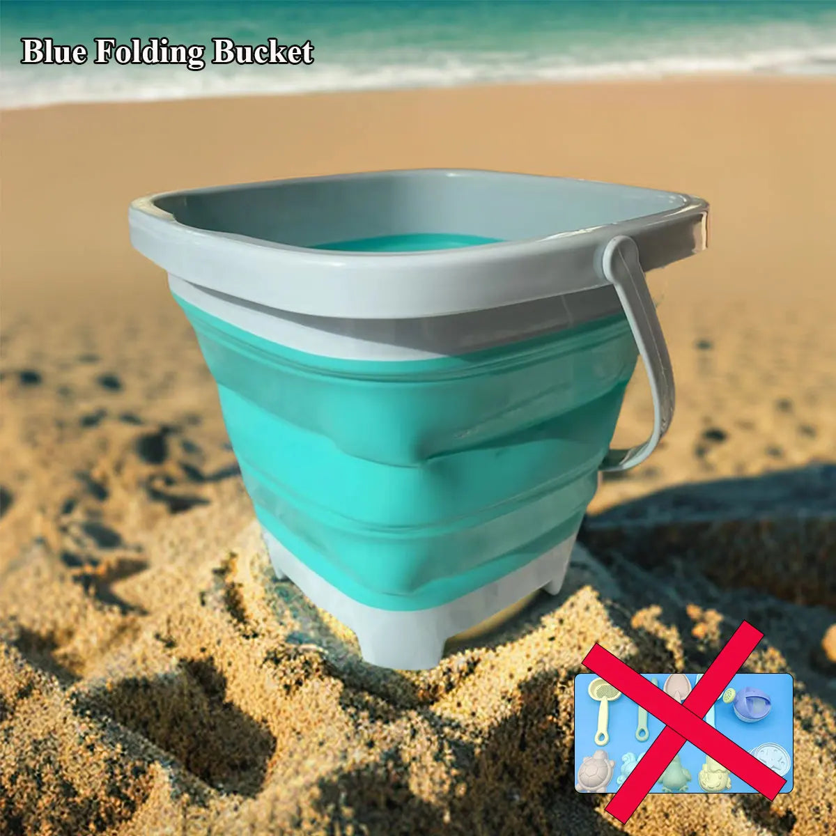 Juego de juguetes de arena y agua de playa