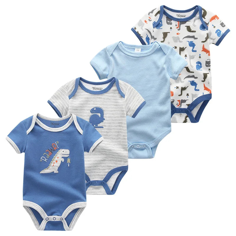 4 piezas Bodysuit recién nacidos