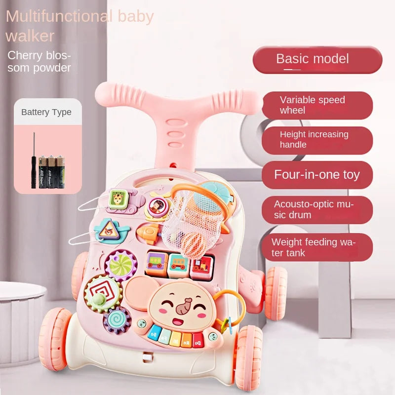 LazyChild 3-in-1 Baby Walker Trolley