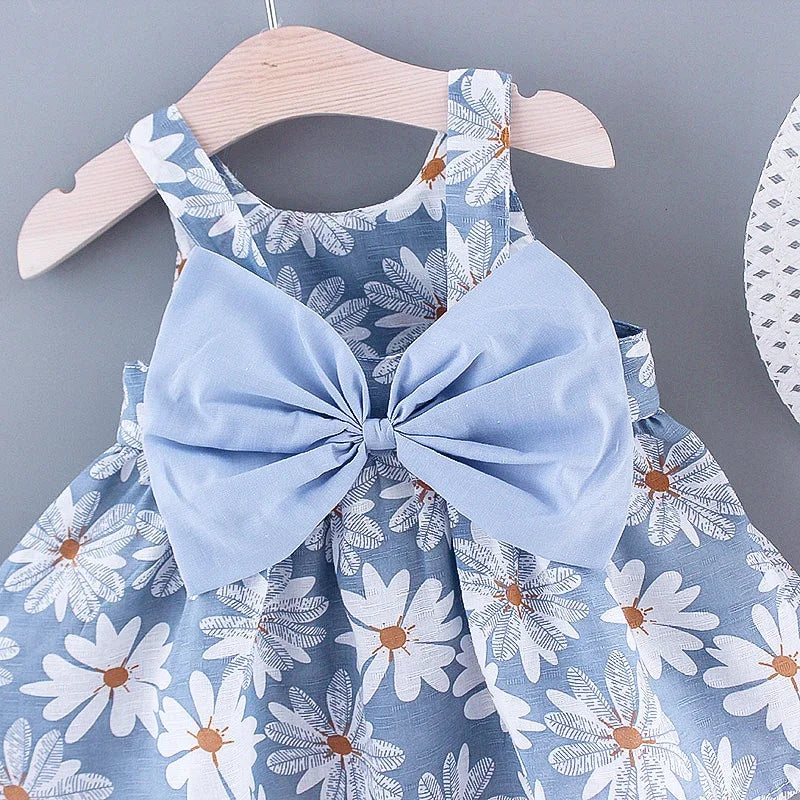 Summer New Girls Dress Floral