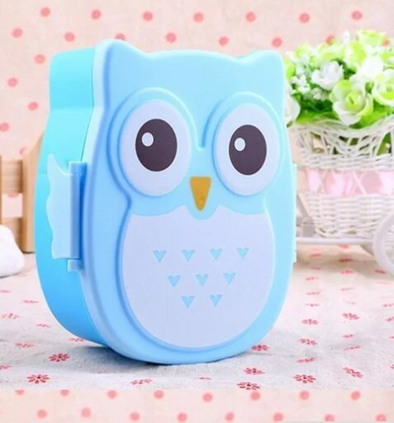Owl-Shaped Kids Lunch Box