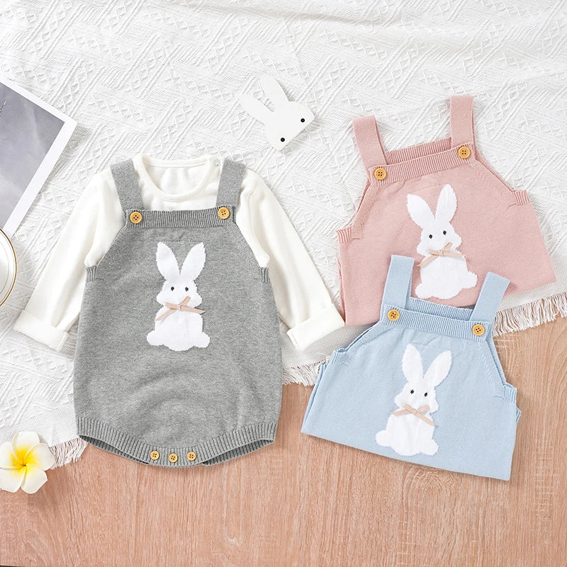 Coniglio a maglia a maglia da neonato
