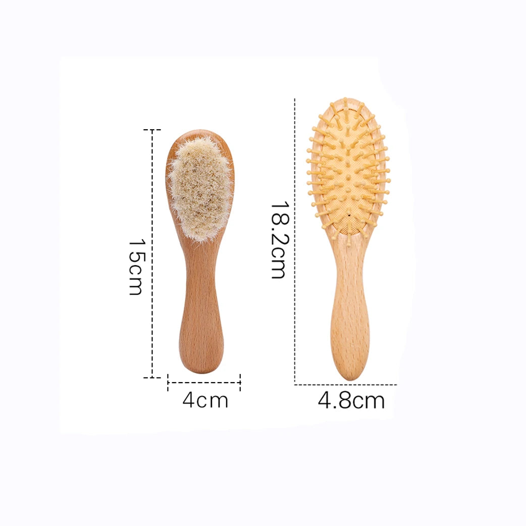 Set di pettini per capelli da 3pc e pennelli