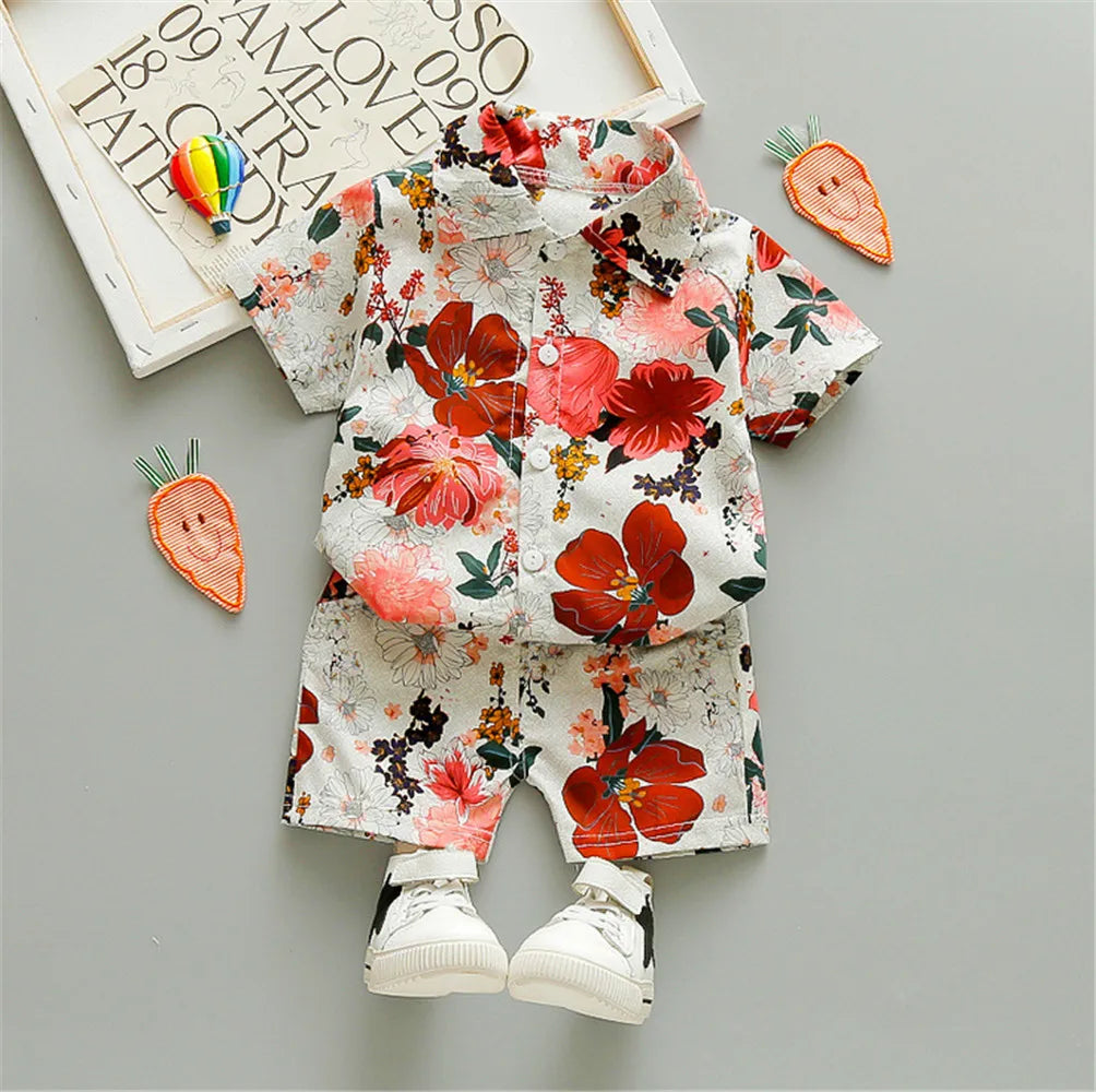 Outfit estivo tropicale per bambini