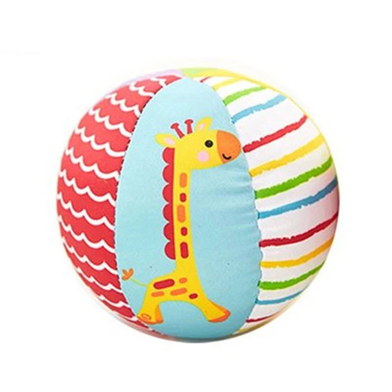 Juego de pelota musical animal suave