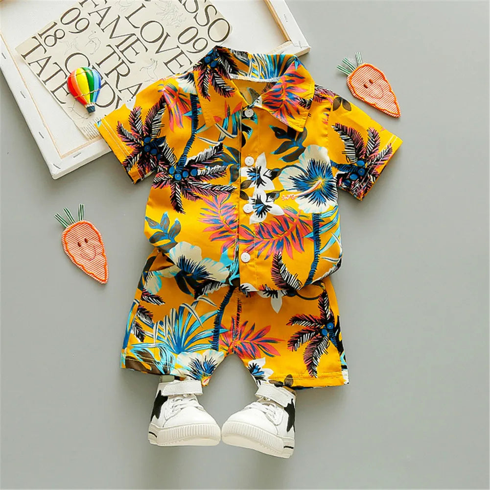Outfit estivo tropicale per bambini