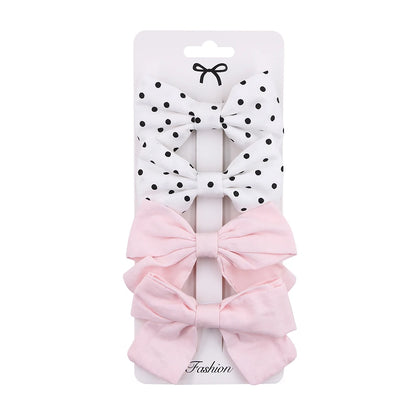4pcs Clip per capelli a filo leopardo set