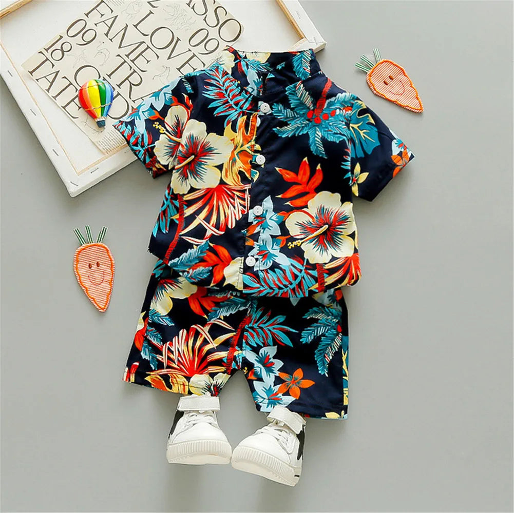 Outfit estivo tropicale per bambini