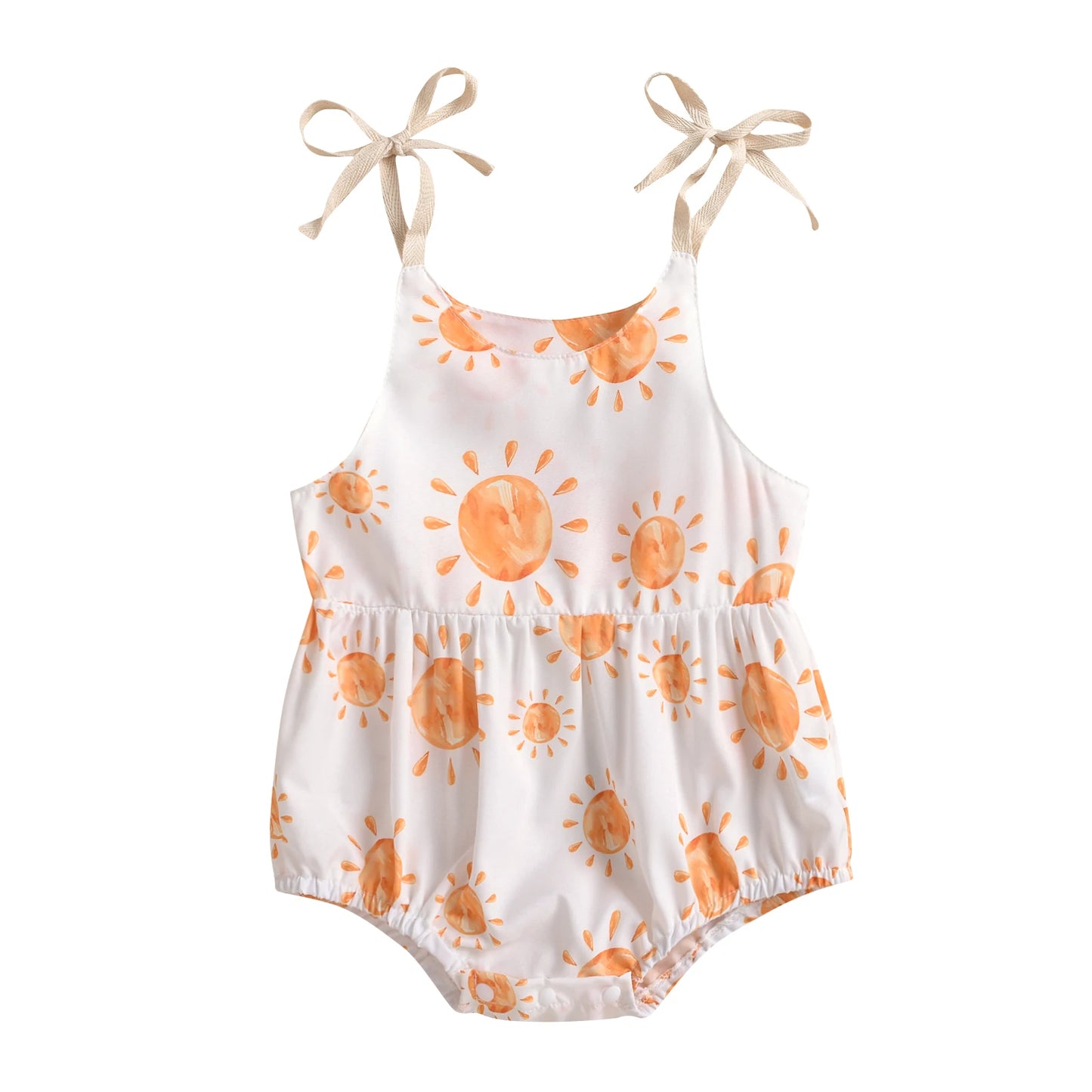 Sunny Blooms Baby Romper Set
