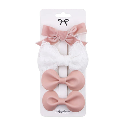 4pcs Clip per capelli a filo leopardo set
