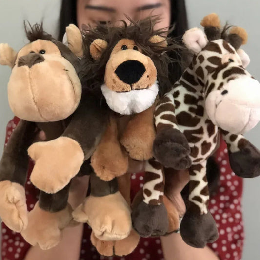 Set di peluche per amici selvatici 