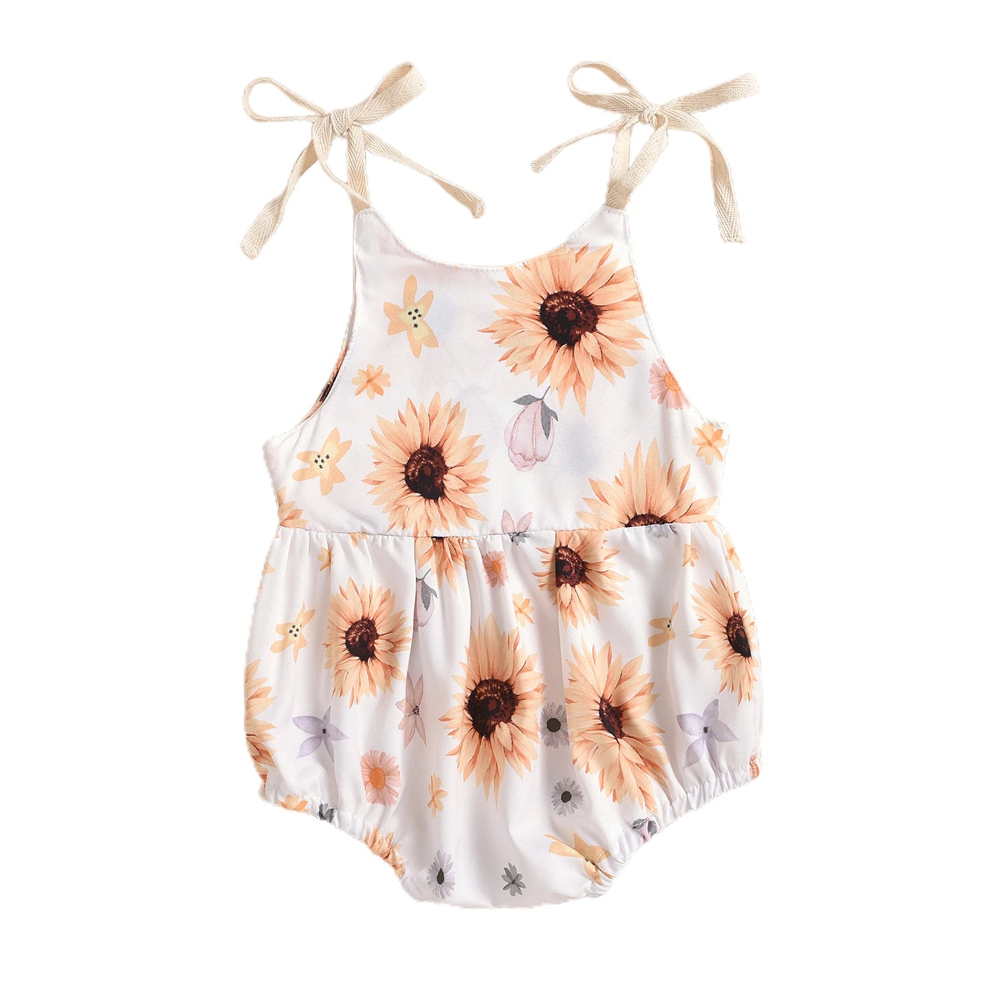 Sunny Blooms Baby Romper Set