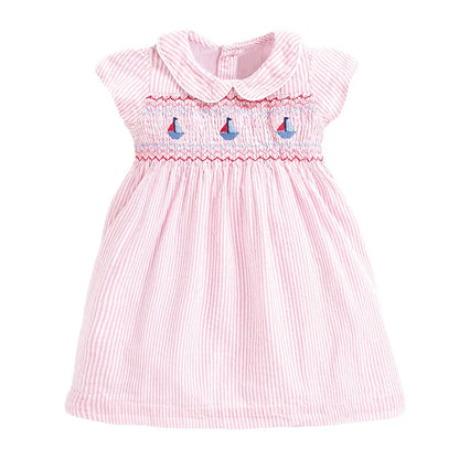 Groviduota ricamata rosa blush per ragazze
