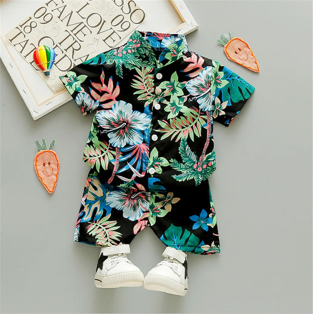 Outfit estivo tropicale per bambini