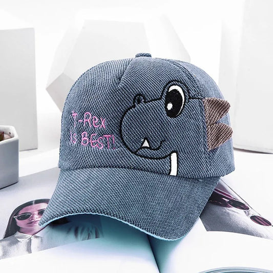 T-Rex Dinosaur Kids Baseball Cap