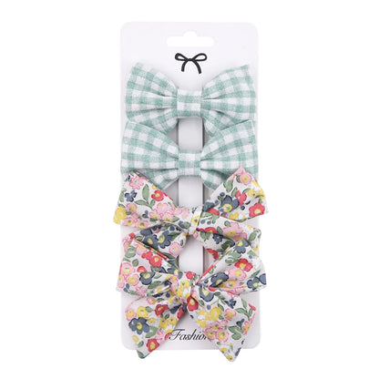 4pcs Clip per capelli a filo leopardo set