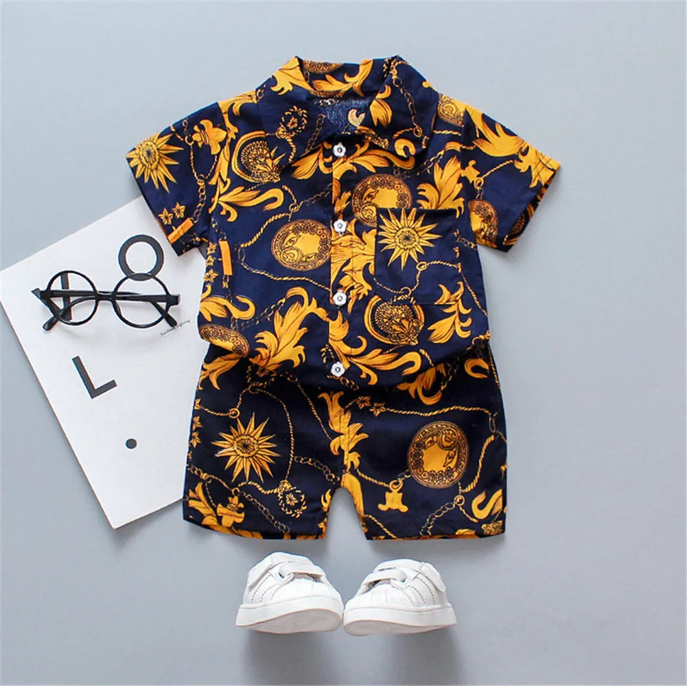 Outfit estivo tropicale per bambini