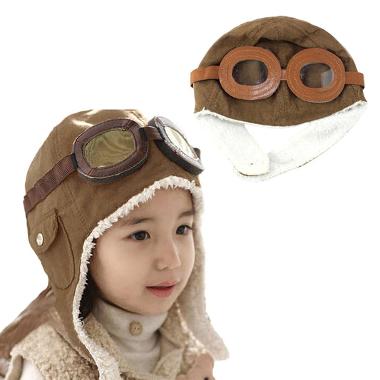 Cappello pilota di aviatore per bambini 