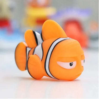Adornos de animales marinos juego de juguetes flotantes 