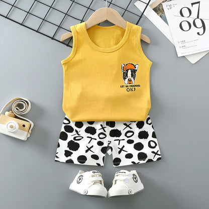 Summer Fun Kids Tank Top & Shorts Set