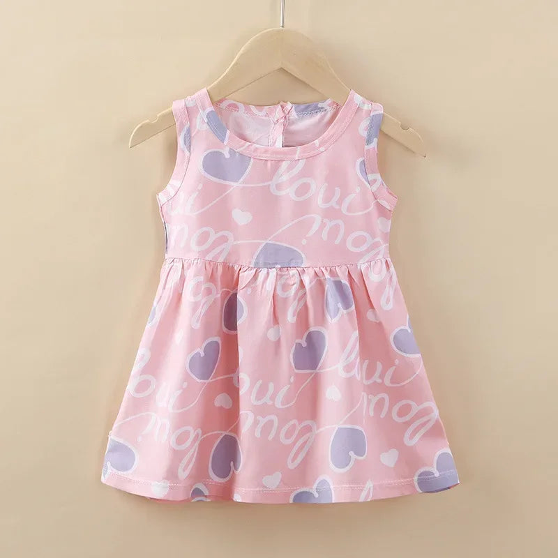 Vestido de sol floral para niñas