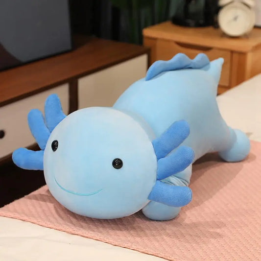 Cuscino peluche Axolotl gigante