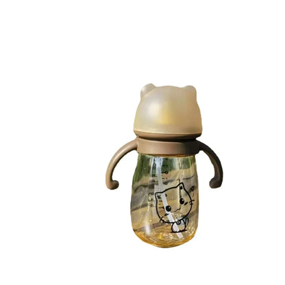 Cat Design Baby Straw Cup