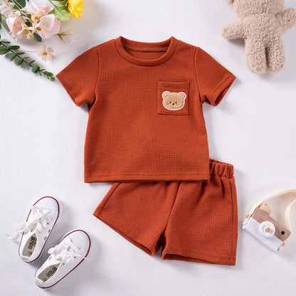 Set di baby waffle di orso patch 