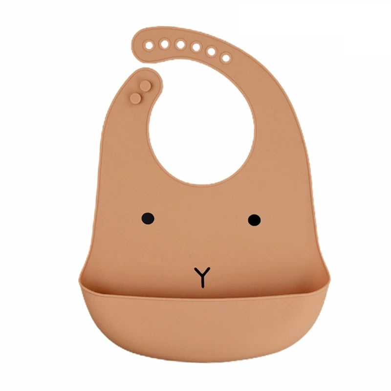 Serie di espressioni bavaglini in silicone
